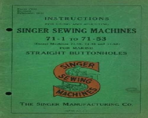 sewing manual